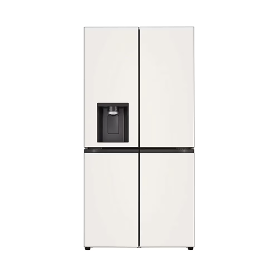 LG 오브제컬렉션 냉장고 얼음정수기냉장고 퓨어프레시 메탈 820L 베이지 (프리미엄케어)