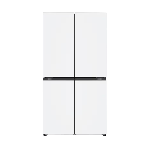 LG 디오스 오브제컬렉션 STEM 베이직 퓨어프레쉬 냉장고 (메탈) 에센스화이트 870L (프리미엄 케어)