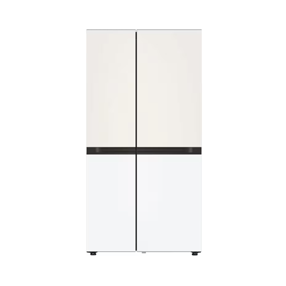 LG 디오스 오브제컬렉션 냉장고 양문형 퓨어프레시 832L 베이지 화이트 (메탈) (프리미엄 케어)