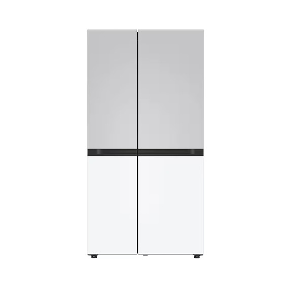 LG 디오스 오브제컬렉션 냉장고 양문형 퓨어프레시 832L 그레이 화이트 (메탈) (프리미엄 케어)