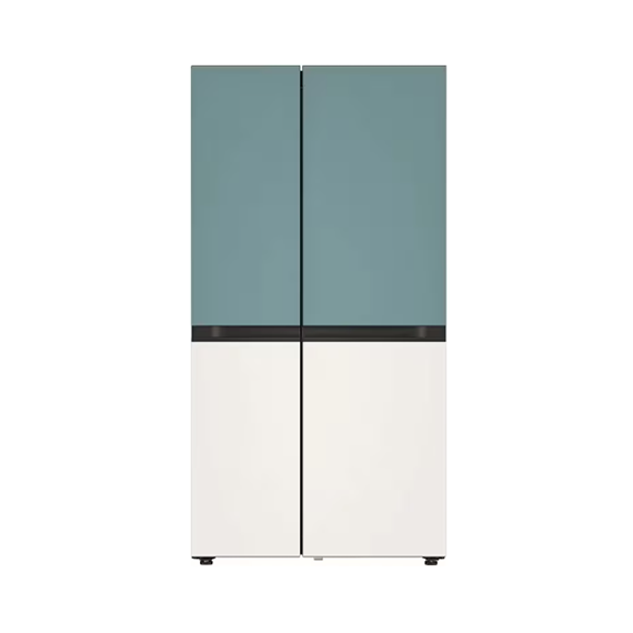 LG 디오스 오브제컬렉션 냉장고 양문형 퓨어프레시 832L 클레이민트 베이지 (메탈) (프리미엄 케어)
