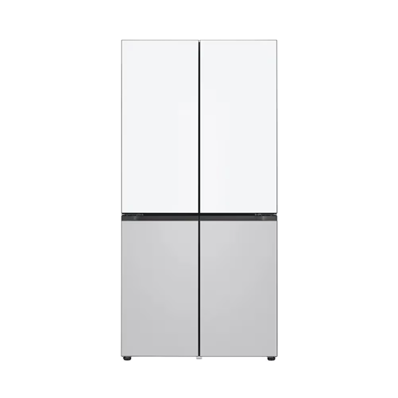 LG 디오스 오브제컬렉션 냉장고 상냉장 Fit&Max 퓨어프레시 609L 네이처화이트 그레이 (프리미엄 케어)