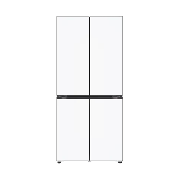 LG 상냉장 냉장고 Fit&Max 504L 에센스화이트 (글라스) (스탠다드 케어)