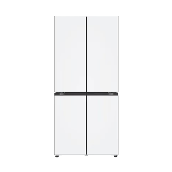 LG 상냉장 냉장고 Fit&Max 504L 에센스화이트 (메탈) (스탠다드 케어)