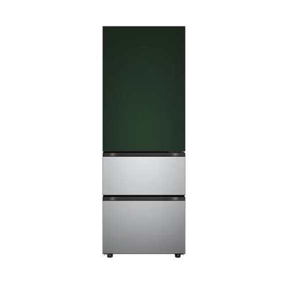 LG 디오스 오브제컬렉션 김치냉장고 AI 김치톡톡 스탠드 Fit & Max 324L 그린 실버 (스테인리스) (스탠다드 케어)