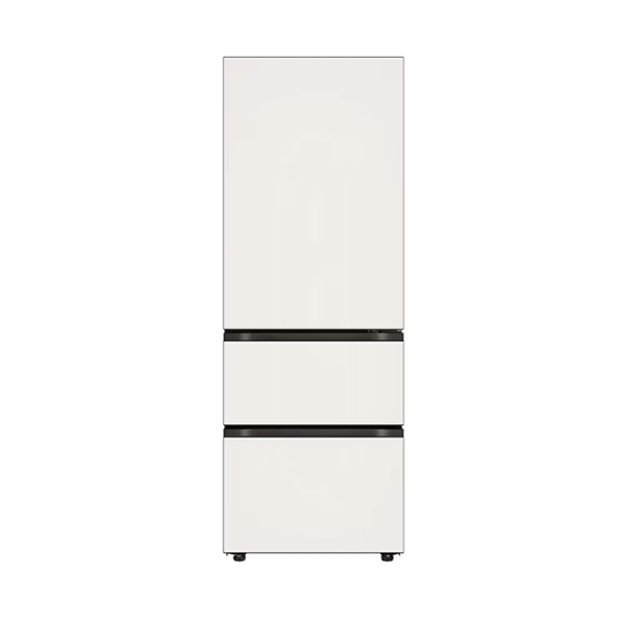 LG 디오스 오브제컬렉션 김치냉장고 AI 김치톡톡 스탠드 Fit & Max 324L 베이지 (글라스) (스탠다드 케어)