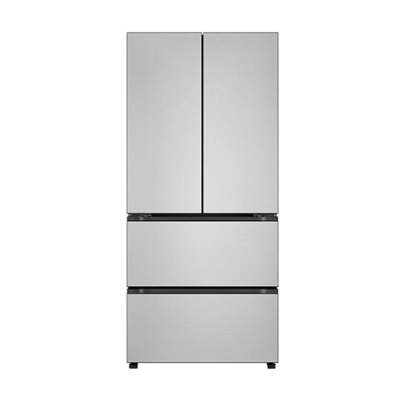 LG 디오스 오브제컬렉션 김치냉장고 AI 김치톡톡 스탠드 Fit & Max 480L 실버 (스테인리스) (스탠다드 케어)
