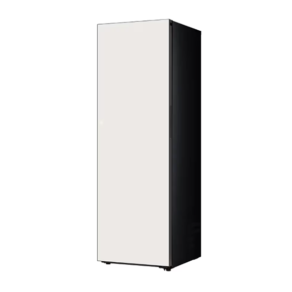 LG 디오스 오브제컬렉션 김치냉장고 AI 김치톡톡 스탠드 328L 베이지 (글라스) (스탠다드 케어)