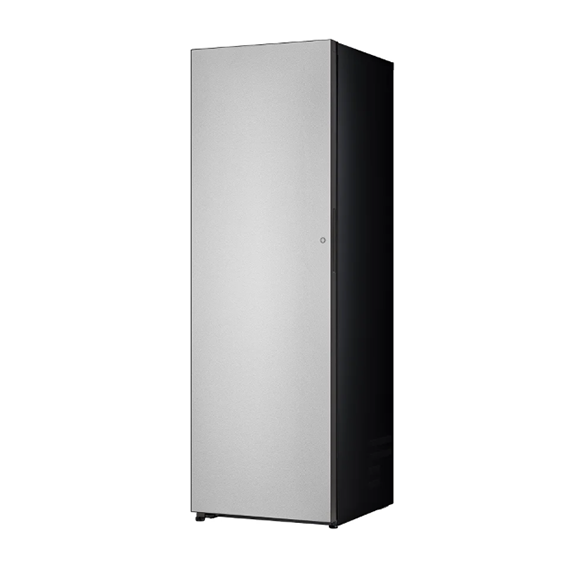 LG 디오스 오브제컬렉션 김치냉장고 AI 김치톡톡 스탠드 328L (우열림) 실버 스톤 (스테인리스) (스탠다드 케어)